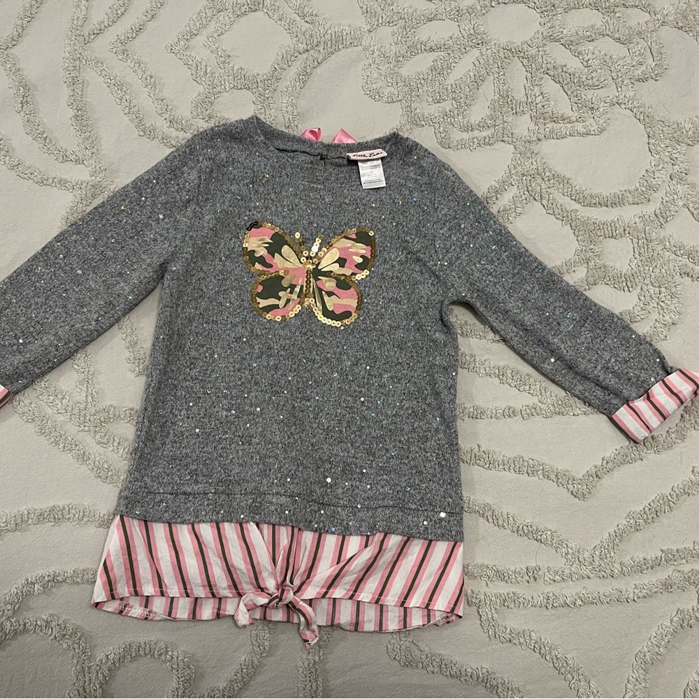 Little Lass sequenced sweater